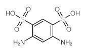 m-Phenylenediamine-4,6-disulfonic acid Structure