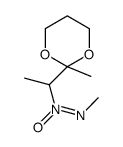 1-(2-methyl-1,3-dioxan-2-yl)ethyl-methylimino-oxidoazanium结构式