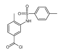 4-methyl-3-[(4-methylphenyl)sulfonylamino]benzoyl chloride结构式