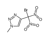 4-[bromo(dinitro)methyl]-1-methyltriazole Structure