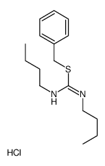 benzyl N,N'-dibutylcarbamimidothioate,hydrochloride结构式