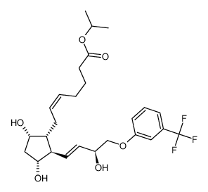 15(S)-Fluprostenol isopropyl ester结构式
