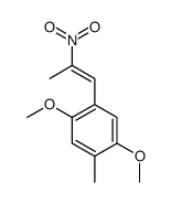 1,4-二甲氧基-2-甲基-5-(2-硝基丙-1-烯基)苯结构式
