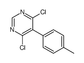 4,6-dichloro-5-(4-methylphenyl)pyrimidine Structure