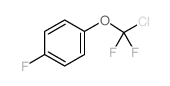 1-(Chlorodifluoromethoxy)-4-fluorobenzene结构式