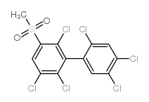 1,2,4-trichloro-5-methylsulfonyl-3-(2,4,5-trichlorophenyl)benzene Structure