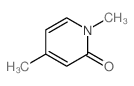 2(1H)-Pyridinone,1,4-dimethyl-结构式