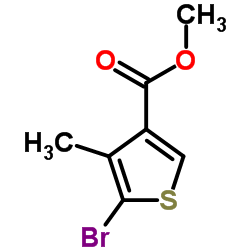 Methyl 5-bromo-4-methyl-3-thiophenecarboxylate Structure