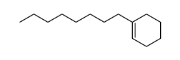 1-octylcyclohex-1-ene结构式