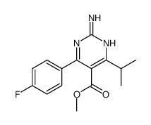 2-氨基-4-(4-氟苯基)-6-异丙基-嘧啶-5-羧酸甲酯结构式