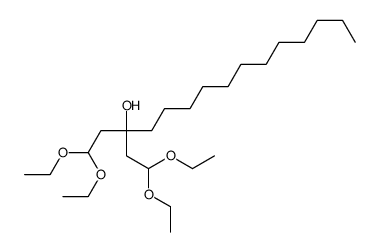 3-(2,2-diethoxyethyl)-1,1-diethoxypentadecan-3-ol结构式