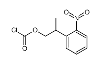 2-(2-硝基苯基)丙基氯甲酸酯结构式
