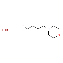 4-(4-溴丁基)吗啉氢溴酸盐结构式