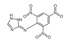 N-(2,4,6-trinitrophenyl)-1H-1,2,4-triazol-5-amine结构式