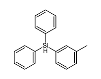 diphenyl(3-tolyl)silane Structure
