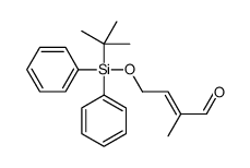 4-[tert-butyl(diphenyl)silyl]oxy-2-methylbut-2-enal Structure