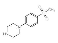 4-甲磺酰基苯基哌嗪结构式