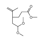 methyl (4S)-4-(2,2-dimethoxyethyl)-5-methylhex-5-enoate Structure