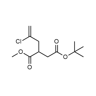 4-(叔丁基) 1-甲基 2-(2-氯烯丙基)琥珀酸酯结构式