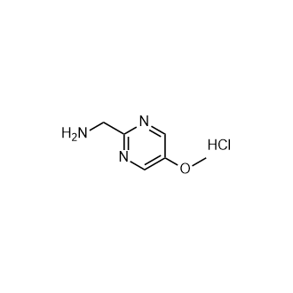(5-甲氧基嘧啶-2-基)甲胺盐酸盐结构式