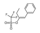 1-phenylbut-1-en-2-yl trifluoromethanesulfonate Structure