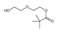 2-(2-hydroxyethoxy)ethyl 2,2-dimethylpropanoate Structure