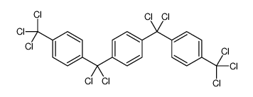 1,4-bis[dichloro-[4-(trichloromethyl)phenyl]methyl]benzene结构式