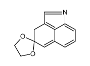 spiro[1,3-dioxolane-2,4'-3H-benzo[cd]indole]结构式