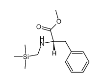 N-trimethylsilylmethyl-L-phenylalanine methyl ester结构式