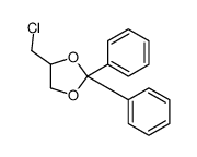 4-(chloromethyl)-2,2-diphenyl-1,3-dioxolane Structure