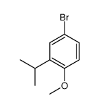4-bromo-2-isopropyl-1-Methoxybenzene结构式