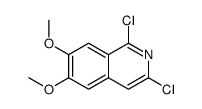 1,3-二氯-6,7-二甲氧基异喹啉结构式