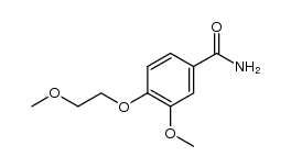 3-methoxy-4-(2-methoxyethoxy)benzamide结构式