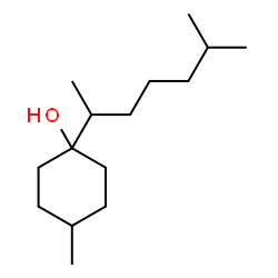 1-(1,5-Dimethylhexyl)-4-methylcyclohexan-1-ol structure