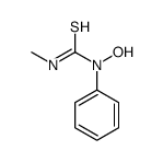 1-hydroxy-3-methyl-1-phenylthiourea结构式