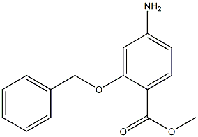 4-Amino-2-benzyloxy-benzoic acid methyl ester Structure