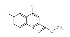 Methyl 4-chloro-6-fluoroquinoline-2-carboxylate Structure