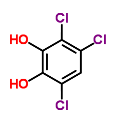 3,4,6-三氯邻苯二酚结构式