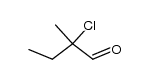 2-chloro-2-methylbutyraldehyde Structure