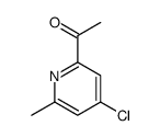 1-(4-chloro-6-methylpyridin-2-yl)ethanone structure
