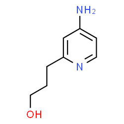 3-(4-氨基-2-吡啶基)-1-丙醇结构式