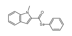 Se-phenyl 1-methyl-1H-indole-2-carboselenoate Structure