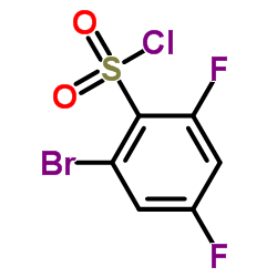 2-Bromo-4,6-difluorobenzenesulfonyl chloride Structure