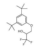 3-(3,5-ditert-butylphenoxy)-1,1,1-trifluoropropan-2-ol Structure