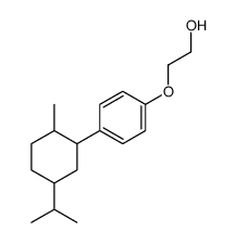 2-[4-(2-methyl-5-propan-2-ylcyclohexyl)phenoxy]ethanol Structure