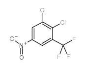 2,3-二氯-5-硝基三氟甲苯结构式