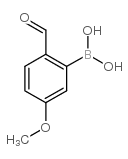 2-醛基-5-甲氧基苯硼酸结构式