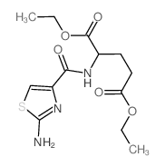 L-Glutamic acid,N-[(2-amino-4-thiazolyl)carbonyl]-, diethyl ester (9CI)结构式