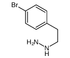 1-[2-(4-溴苯基)乙基]肼结构式