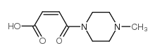 顺式4-(4-甲基-哌嗪-1-基)-4-氧代-丁-2-烯酸结构式